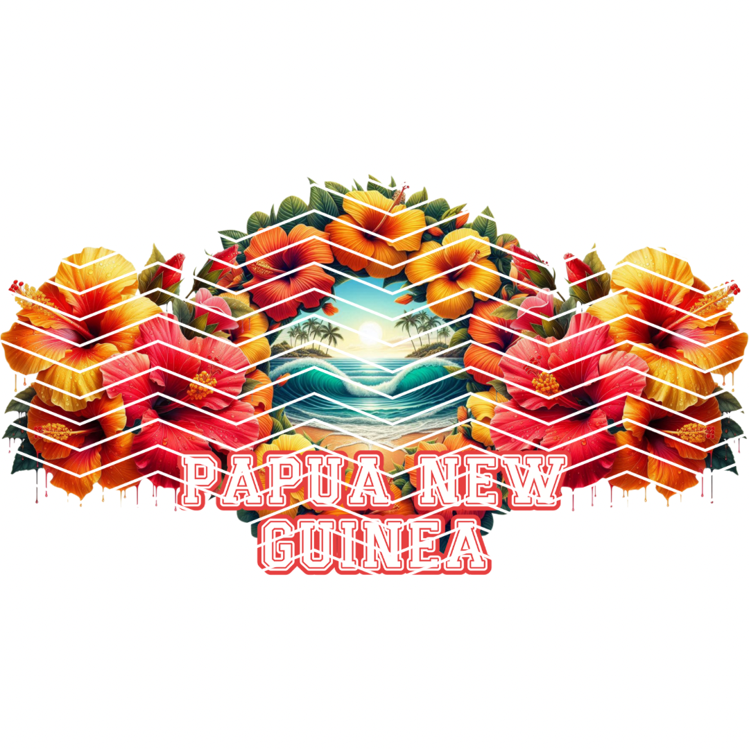 PAPUA NEW GUINEA - HIBISCUS DESIGN