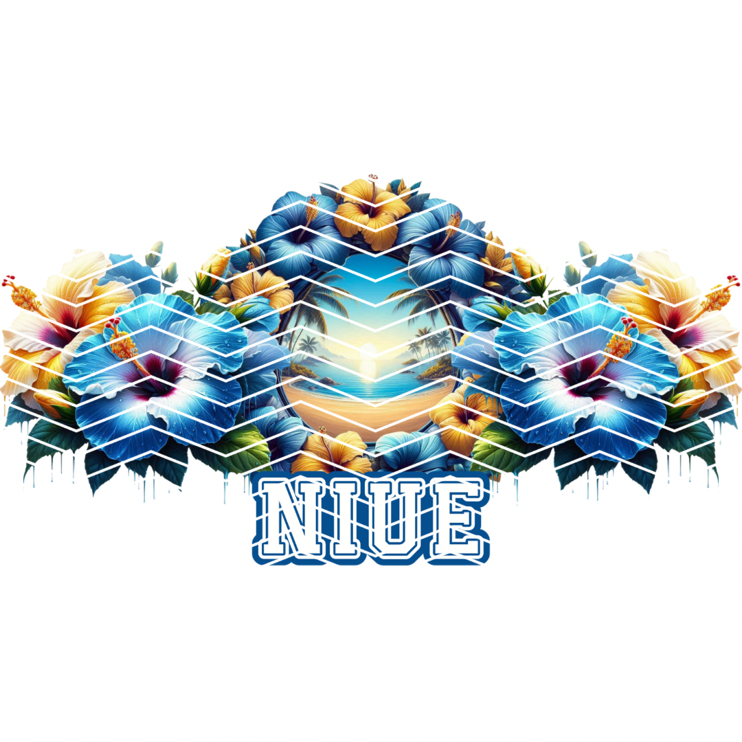 NIUE - HIBISCUS DESIGN